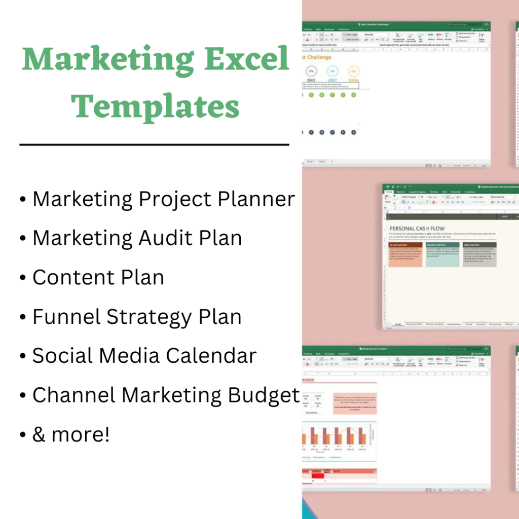 Marketing Excel Templates