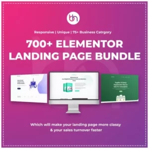 700 Plus Elementor Landing Pages