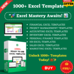 New 1000 Excel Templates Cover Photo