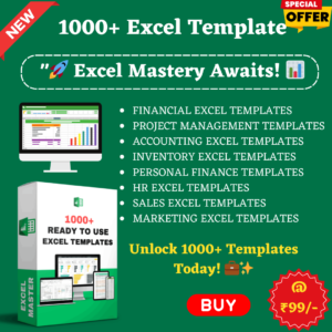 New 1000 Excel Templates Cover Photo